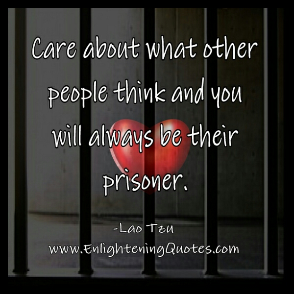 care about what other