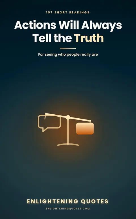 Cover of Actions Will Always Tell the Truth
