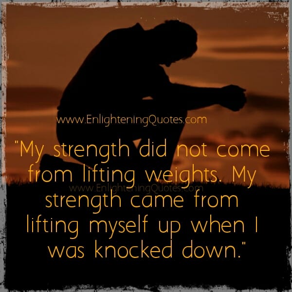 When I was knocked down