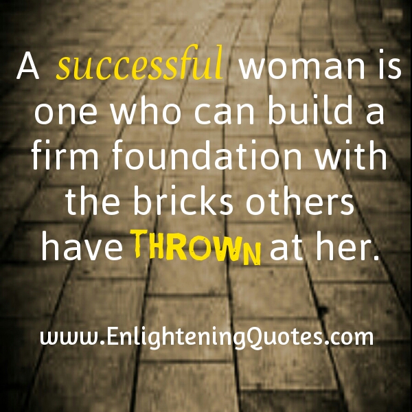 A successful woman