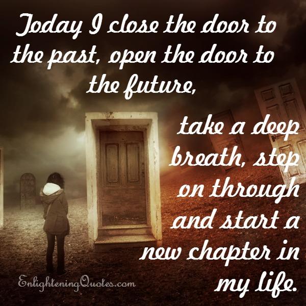 Close the door of your past