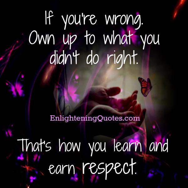 How you earn respect from people?