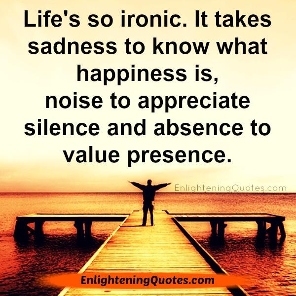 Life's so ironic