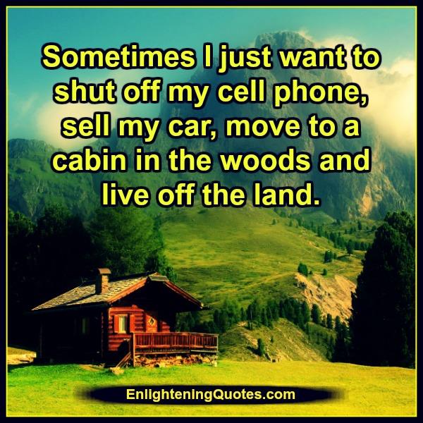 Sometimes you just have to shut off your cell phone