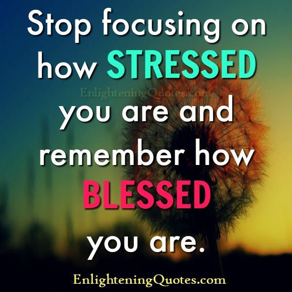 Stop focusing on how stressed you are