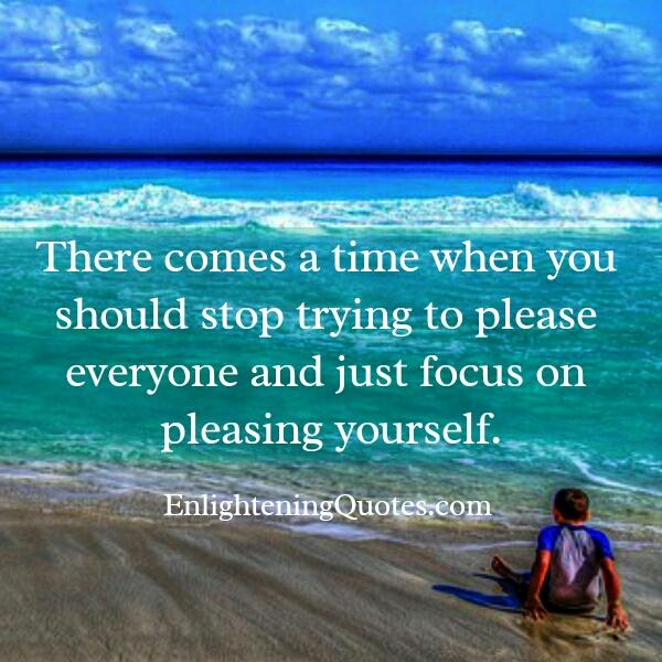 Stop trying to please everyone