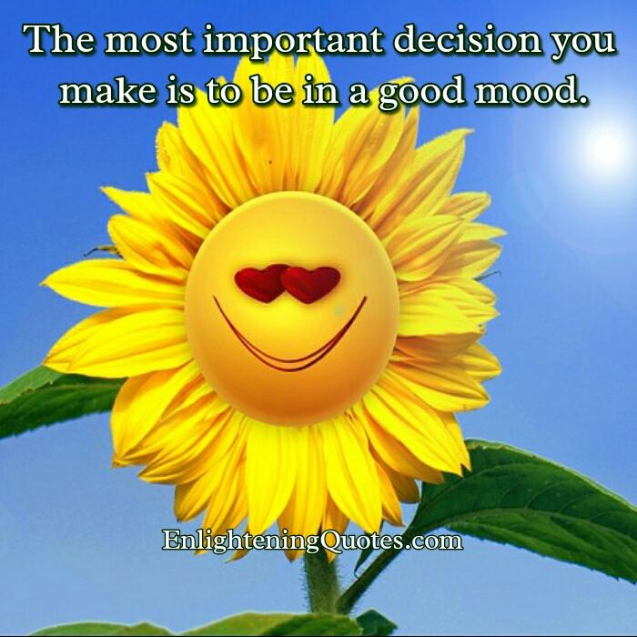 The most important decision you make