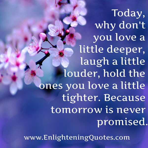 Why don't you love a little deeper today?