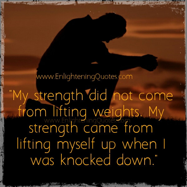 When I was knocked down