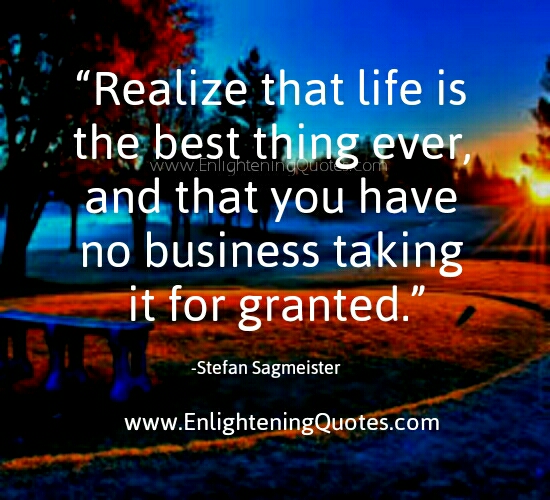 Life is the best thing ever